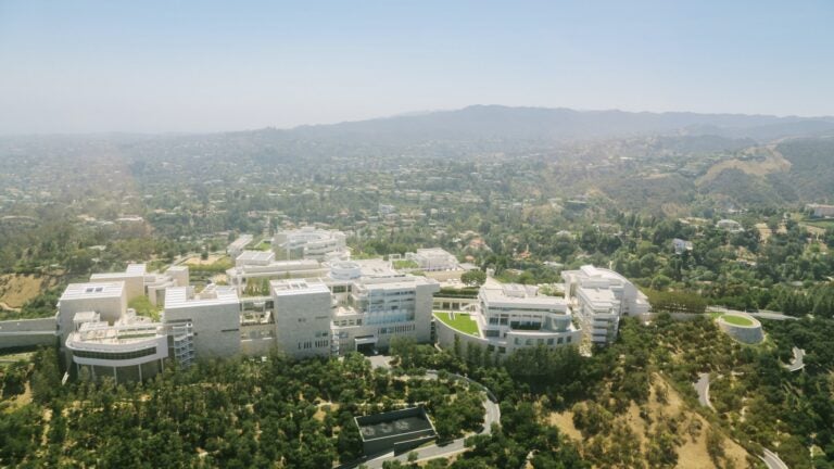 Ariel view of the Getty Musuem