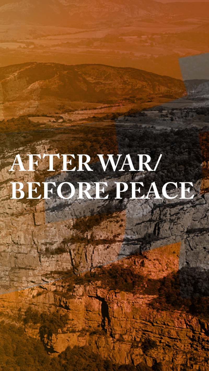 After War Before Peace logo Home Armenian Studies