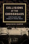 Book cover - shows the point of view of the driver looking ahead. Driver's face shown in the rear mirror.