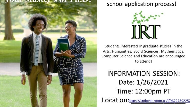 IRT USC Webinar Poster 2021
