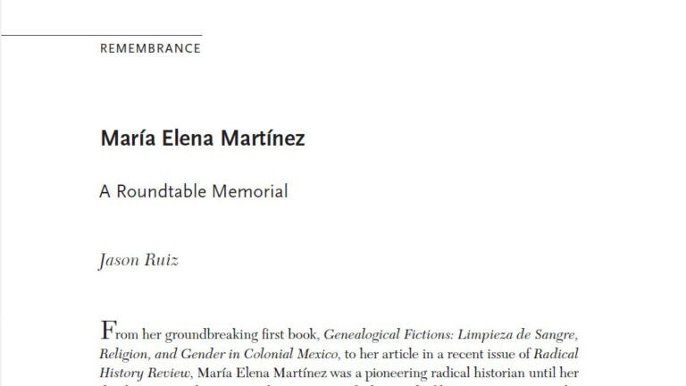 Begining few words of Jason Ruiz's Rountable memorial of Maria Elena Marinez