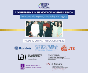 A Conference In Memory of David Ellenson