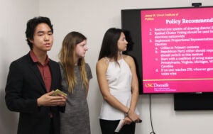 Photo of Fall 2017: Electoral College Reform Presentation with Policy Research Internship