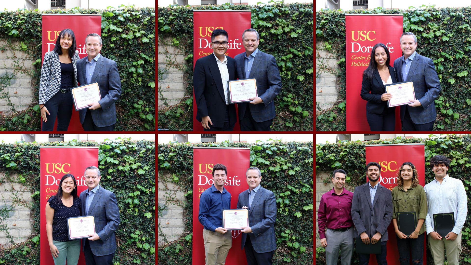Photo collage of 2022 summer scholarship and awards recipients
