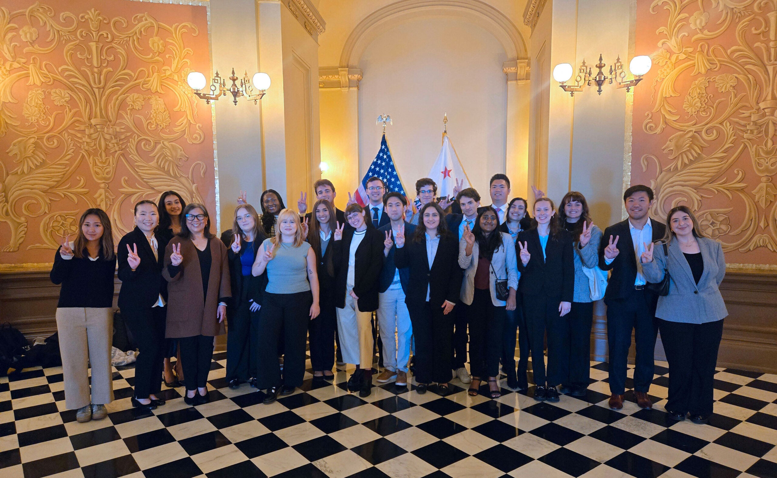 2025 Cerrell Political Leadership Summit Group Photo featuring the student cohort and Betty Yee, former State Controller & CPF Fellow