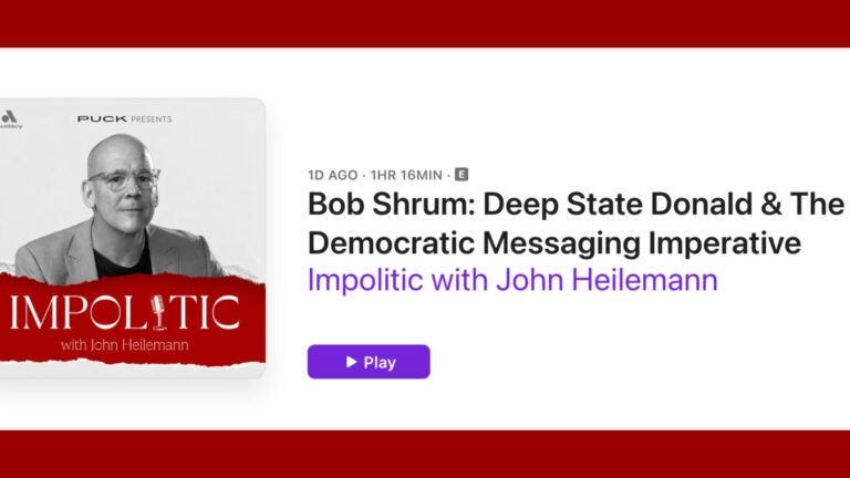 CPF Director Bob Shrum was a guest on the 