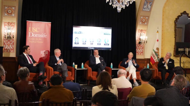 Elex Michaelson and panelists discuss America's future at the 2025 Warschaw Conference.