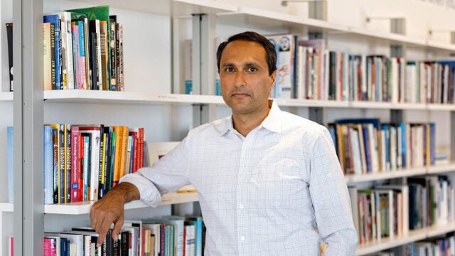 EPatel Headshot in Library