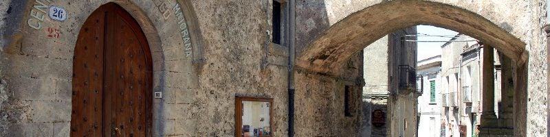 Close up of Monastery door