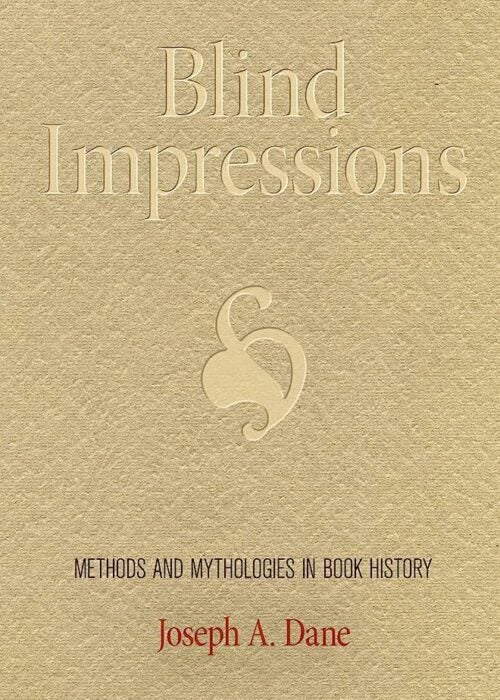 Book cover for "Blind Impressions."