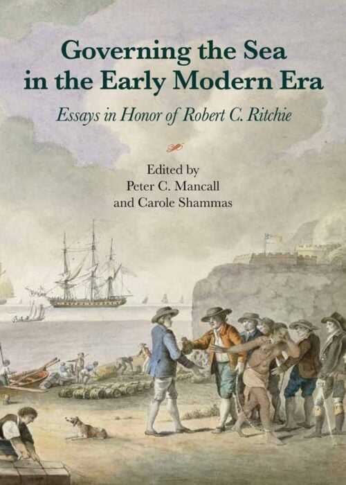 Book cover for "Governing the Sea in the Early Modern Era."