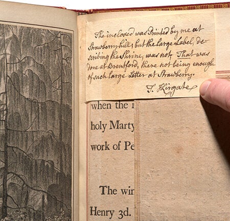 Richard Bull's copy of A Collection of the loose pieces printed at Strawberry-Hill, c. 1750-1801.