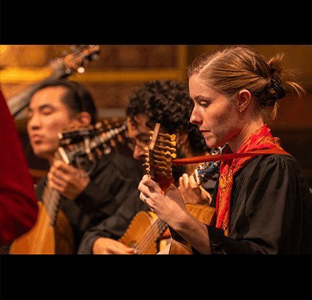 Baroque Sinfonia members playing music