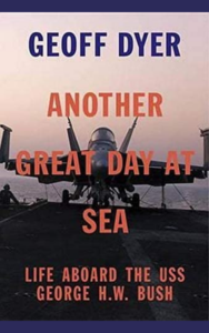 An aircraft is rested on ground. A sunset is in its background.  The title and author name are displayed.