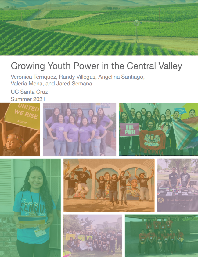 report image featuring youth and young voters engaging in advocacy efforts and campaigns in the Central Valley