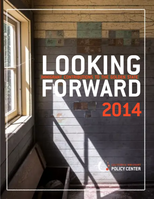 Looking Forward 2014 report cover of window letting light in