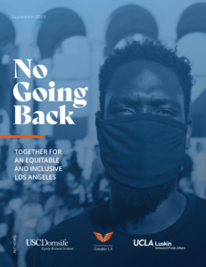 Report cover featuring a Black man wearing a mask