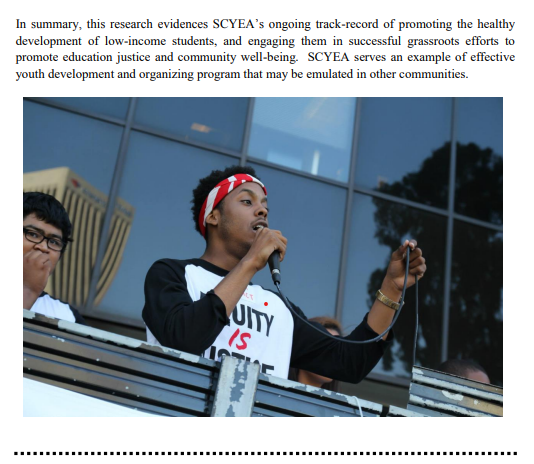 photo of a Black young adult in Community Coalition's youth development and organizing program