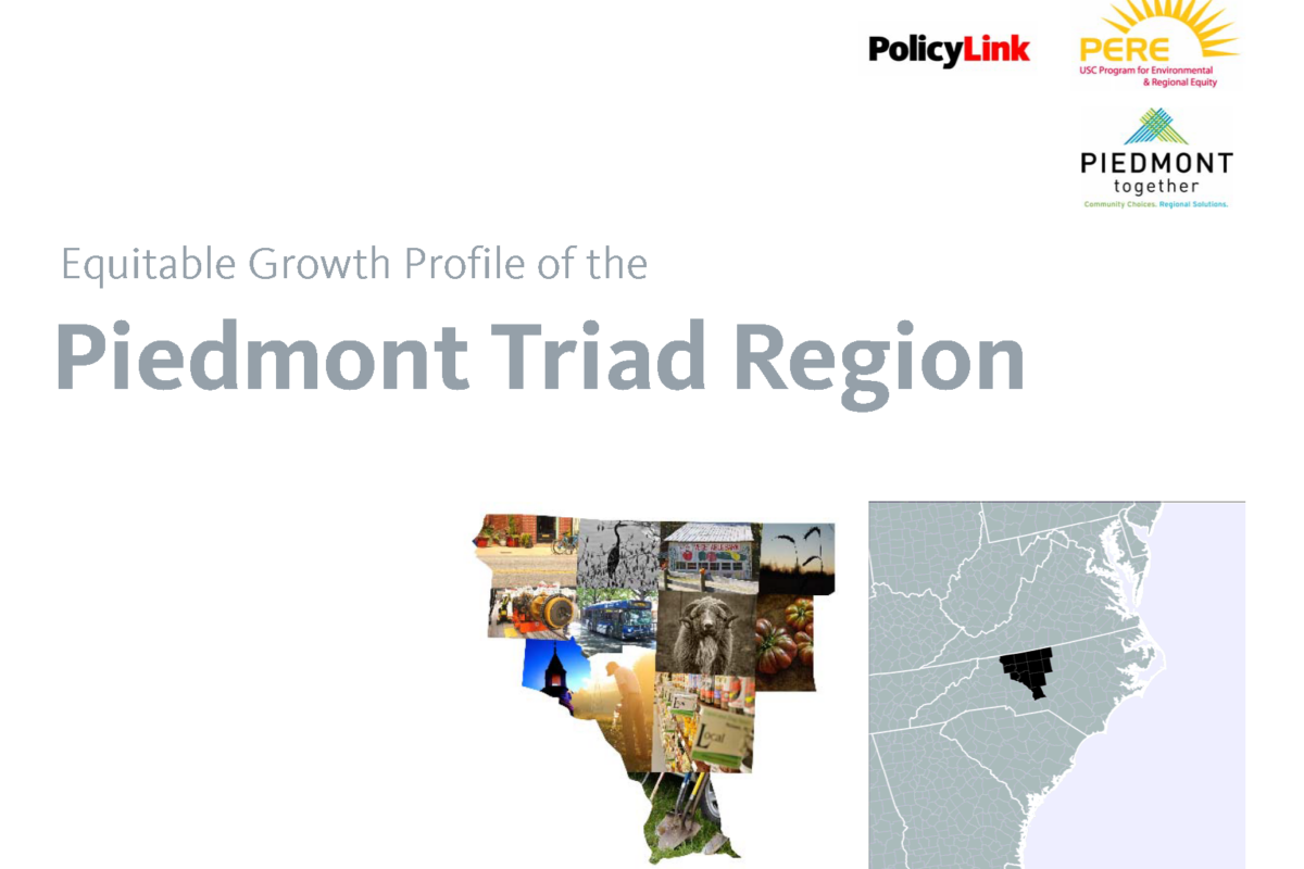 Equitable Growth Profile Of The Piedmont Triad Region - USC Equity ...