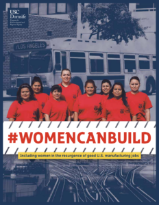 diverse group of participants from #WomenCanBuild project featured on report image