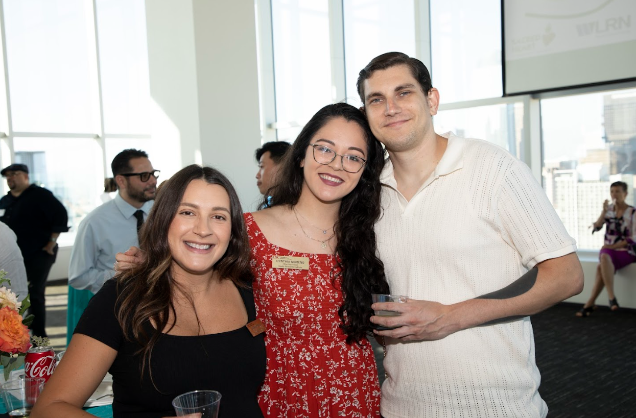 Lauren, Cynthia, and Michael at the ERI Anniversary Party