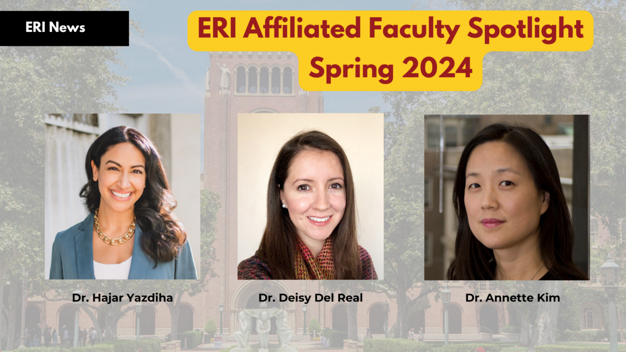 ERI Affiliated Faculty Spotlight: Spring 2024