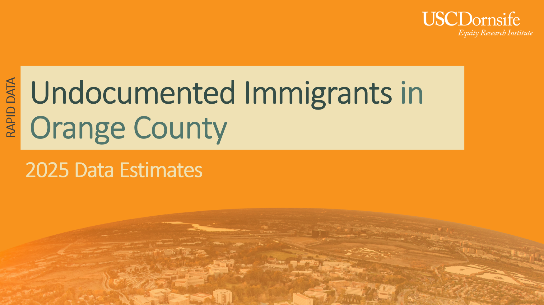 orange county aerial view for undocumented estimates report cover