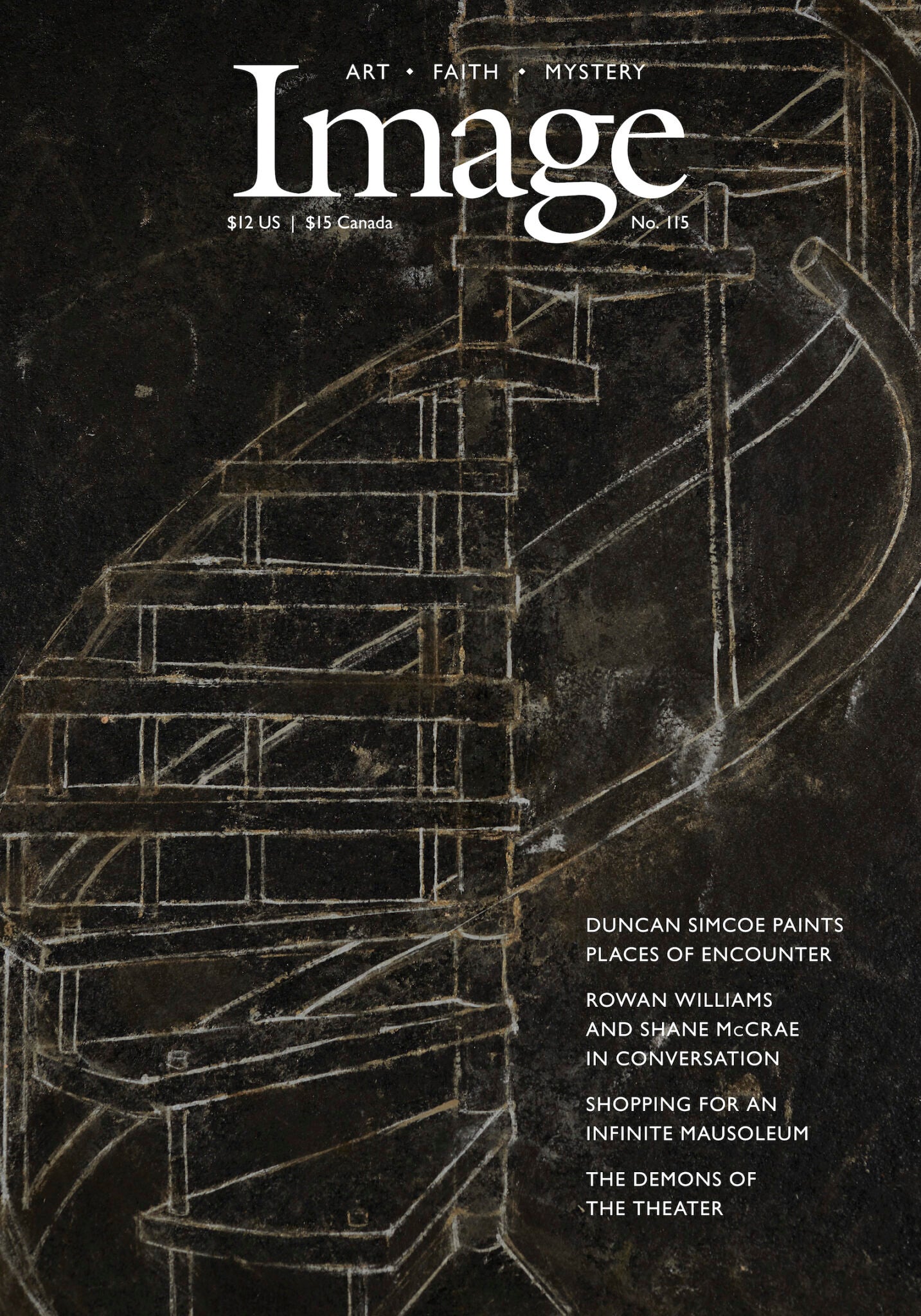 An image of the cover of the winter 2022 edition of Image Journal 