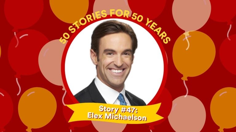 Profile picture and text: 50 FOR 50 STORIES: Story #47: Elex Michaelson