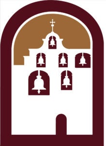 Mission San Gabriel Arcángel logo.