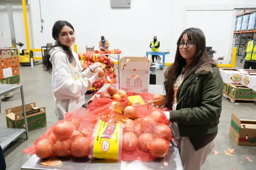 Volunteering at the Los Angeles Regional Food Bank