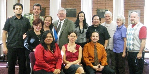 Group photo of Latino Forum members.
