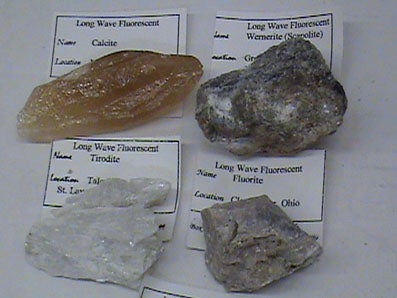 Fluorescent Minerals Set