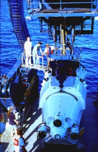 The research submersible vessel Alvin