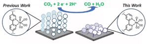 The Positional Effect of an Immobilized Re Tricarbonyl Catalyst for CO2 Reduction