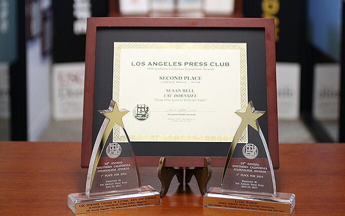 USC Dornsife Communication Staffers Honored Among Leading Journalists