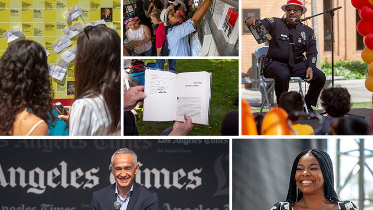 Schedule of USC Dornsife participants at the 2019 Los Angeles Times Festival of Books
