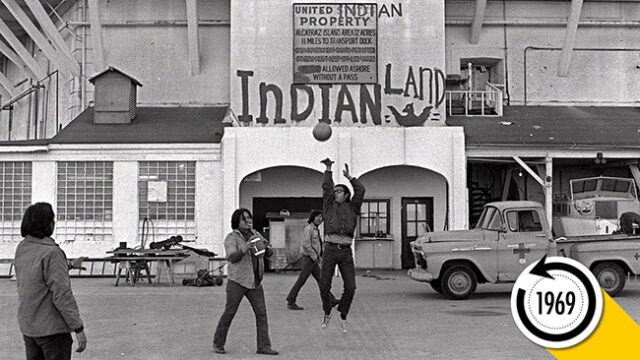 Native Americans take over Alcatraz Island in bid to raise land rights awareness