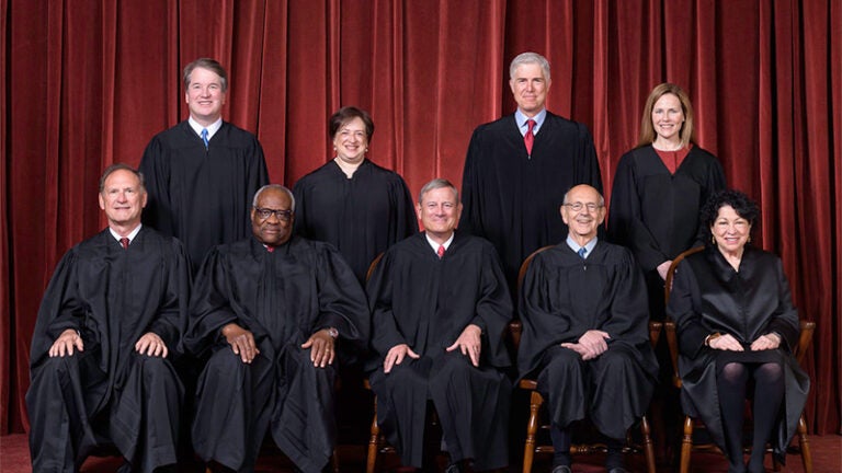 Conservative Supreme Court justices disagree about how to read the law