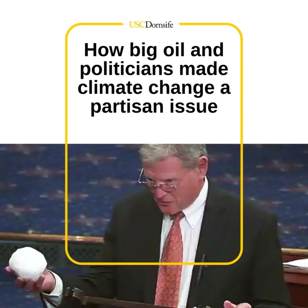 How big oil and politicians made climate change a partisan issue