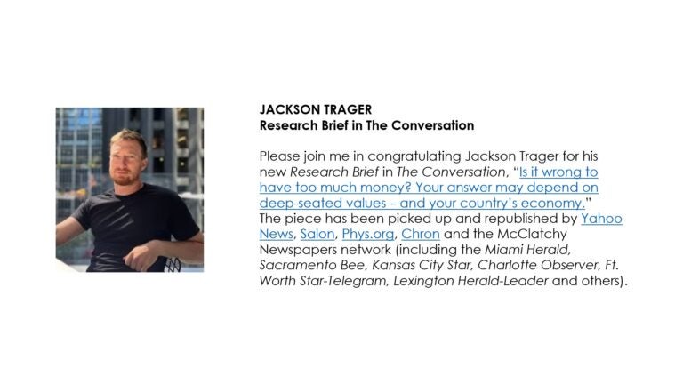 Jackson Trager: Research Brief in The Conversation