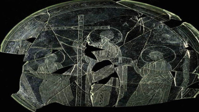 Glass paten image of Jesus, Paul, and Peter from 4th century Spain. One of the doctoral degree programs at the USC School of Religion.