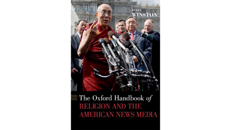 Book cover: The Oxford Handbook of Religion and the American News Media, by Diane Winston.