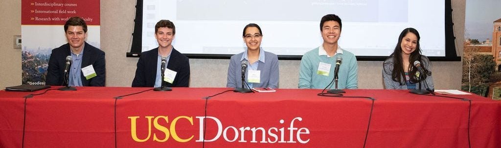 Los Angeles Geospatial Summit Lightning Talk Student Presenters - Seher, Andrew, Charles, Eric