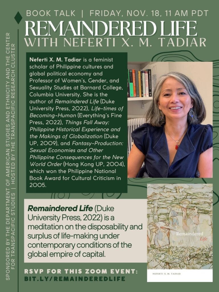 Remaindered Life With Neferti X. M. Tadiar 