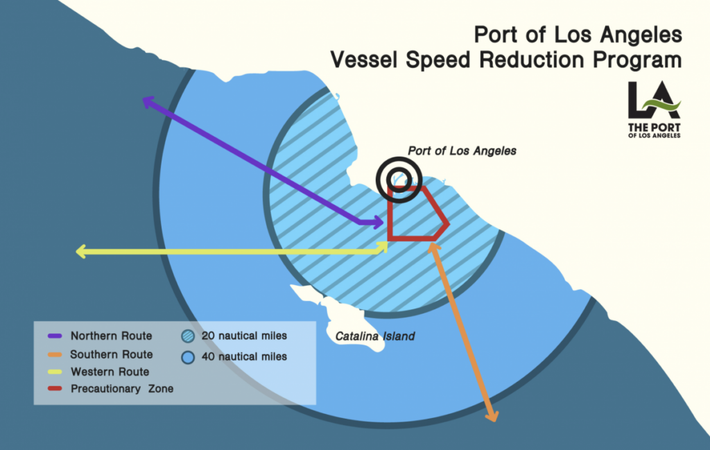 Port of Los Angeles Vessel Speed Reduction Program.