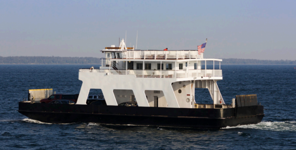 Incentive funds are available for smaller vessels, including ferries, toreplace engines to reduce emissions. 