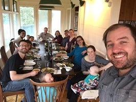 3) The 2006 Knauss Legislative fellows and some family members and friends at their reunion in 2016 in Applegate Valley, OR. Credit: John Meyer.