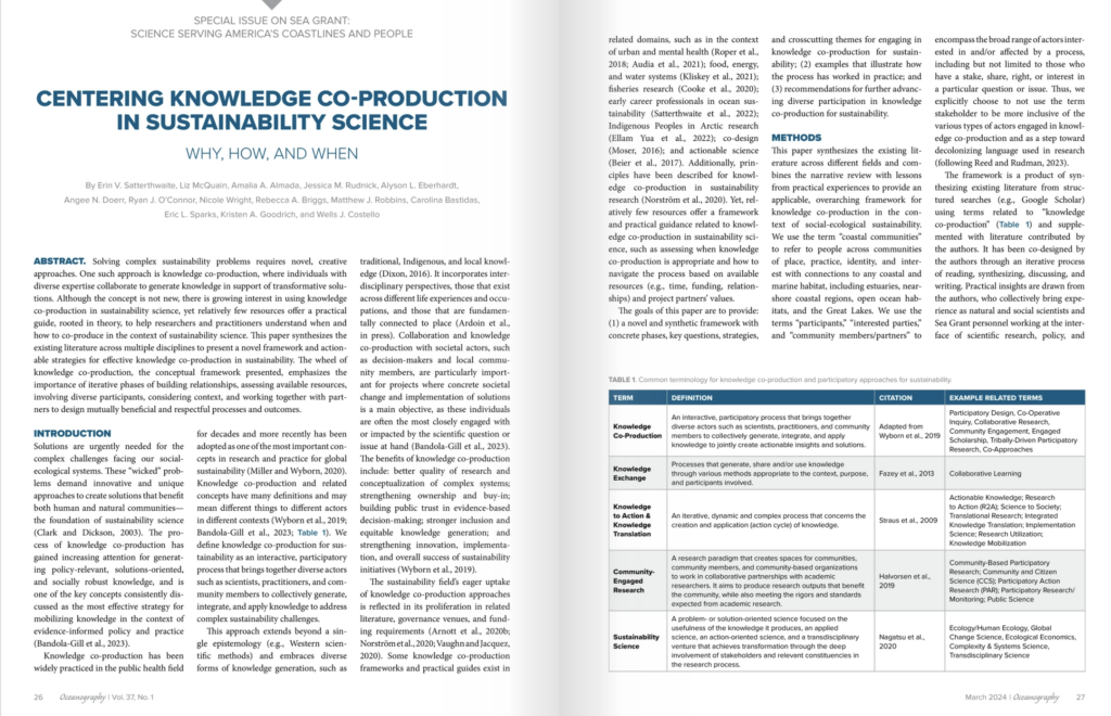 Centering Knowledge Co-Production in Sustainability Science
