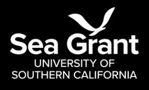 USC Sea Grant's Logo (white text).